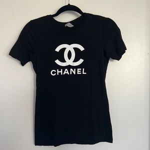 Chanel black t-shirt